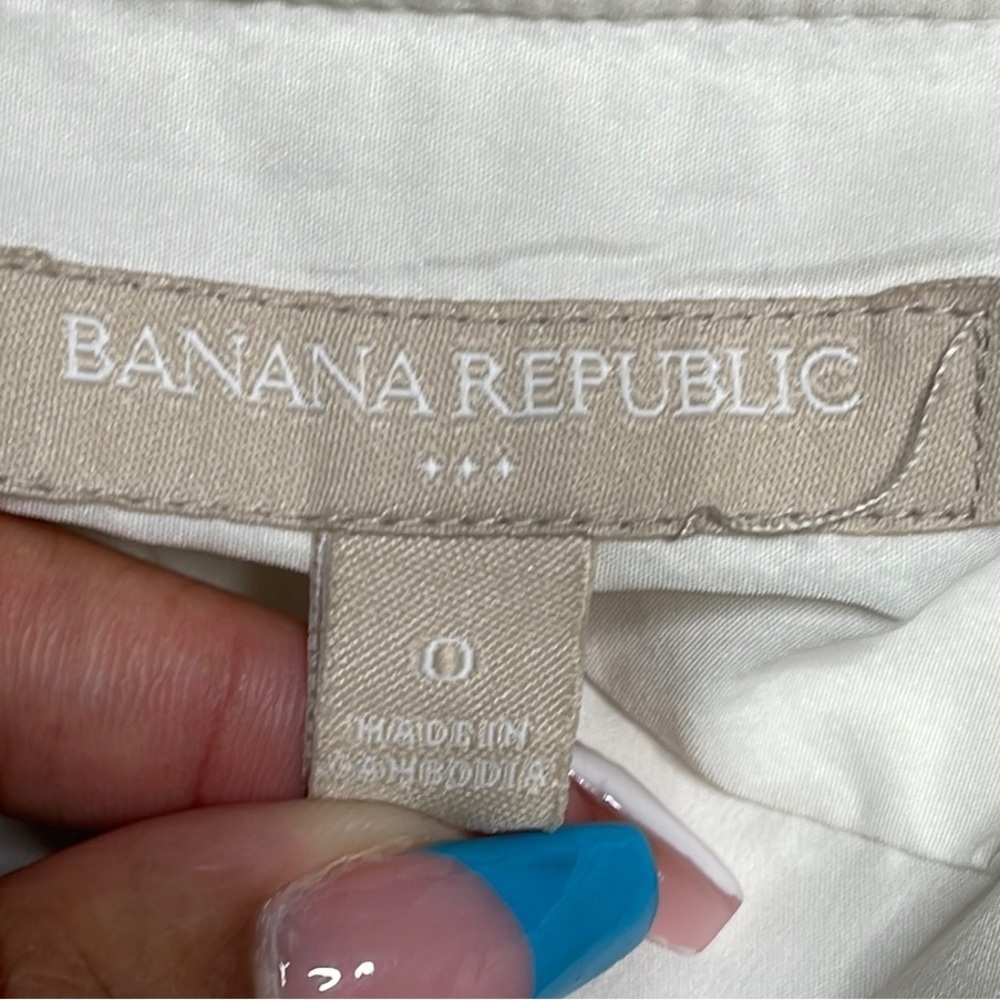 BANANA REPUBLIC Elegant Cream Skirt - Picture 8 of 8